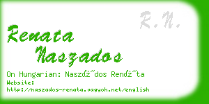 renata naszados business card